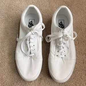 Men’s Vans White Sneakers